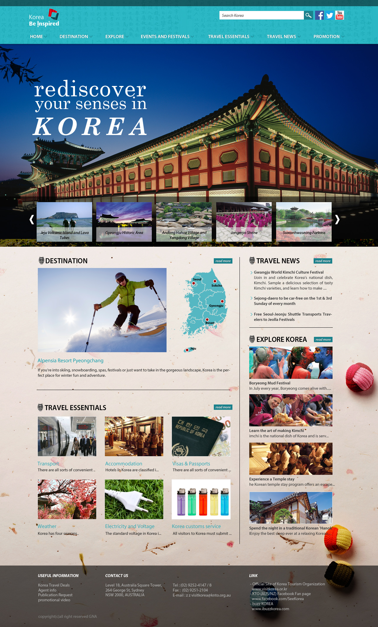 Web site design_homepage design_KTO website